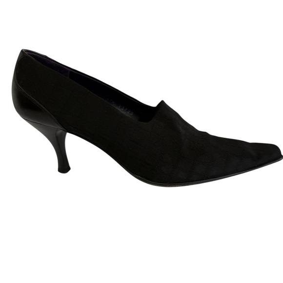 Donald J. Pliner Black Gator Heels - Picture 1 of 8